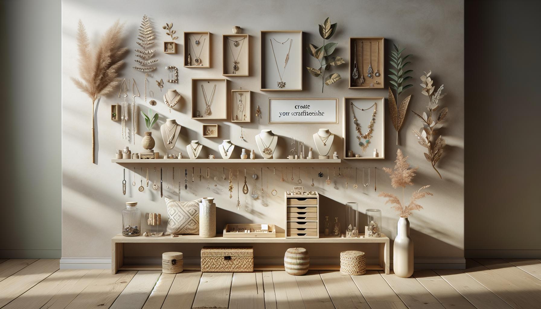 DIY Jewelry Organizer Wall: Display and Declutter With Style 4 Creative design Ideas: Personalize Your Jewelry Display