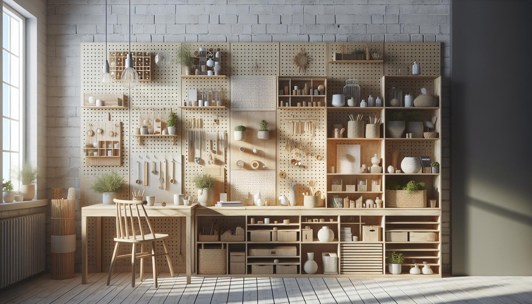 Creative Wall Storage Ideas: From Pegboards to Shelving Solutions