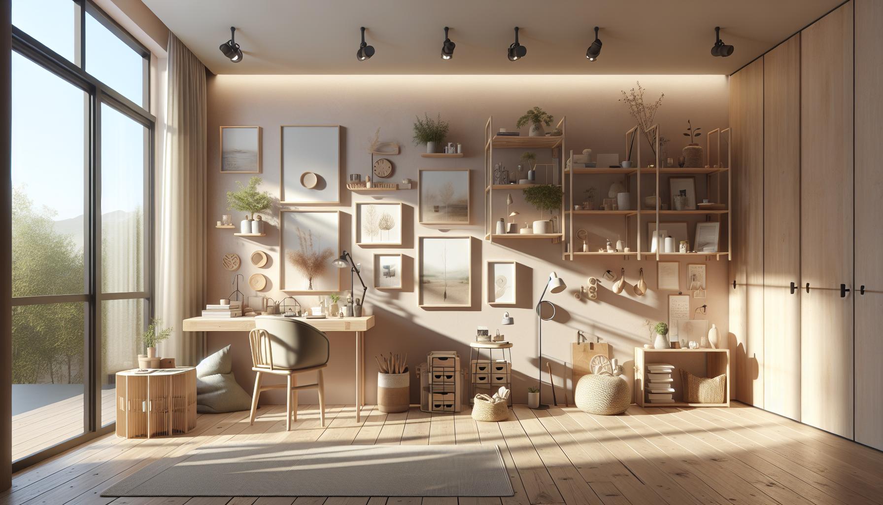 Easy Ways to Finish and Decorate Your Temporary Wall