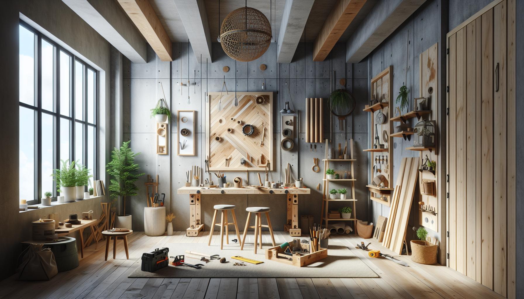 DIY Folding Wall Table: Functional Design for Compact Living 4 Step-by-Step Guide to Designing Your Folding Wall Table